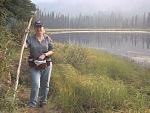 Hiking in Denali National Park.  Carry a big stick...