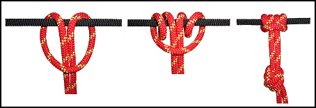 Figure 4-20. Middle-of-the-rope Prusik.