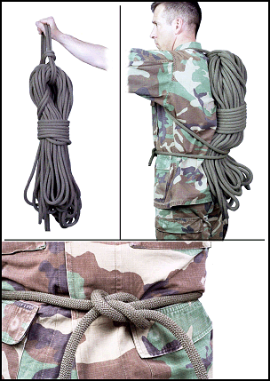 Figure 4-5. Butterfly coil tie-off.