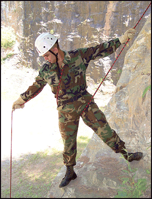 Figure 7-5. Body rappel.