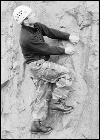 Figure 6-14. Lieback on a face.