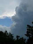 Afternoon thunderstorms coming in - from my front yard