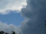 Afternoon thunderstorm coming in - from my front yard