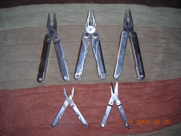 Leathermans.