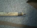 The tips of my bow, wrapped with sinew.