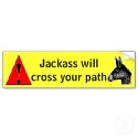 jackass crossing bumper sticker p128905391335950706tmn6 125