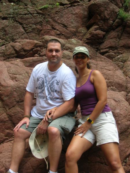 My better half and I at Tonto Natural Bridge State Park.