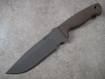 SON OF DOGFATHER 
steel is sr77 
handle is resperine C 
blade is 7 1/2in, and .250 thick