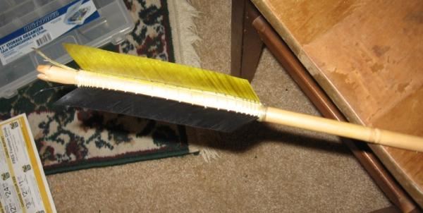 boo obsidian goose fletching
