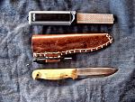Handmade knife w/sheath
