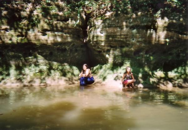 me and Sindee at creek