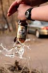 breaking a bottle with my hands