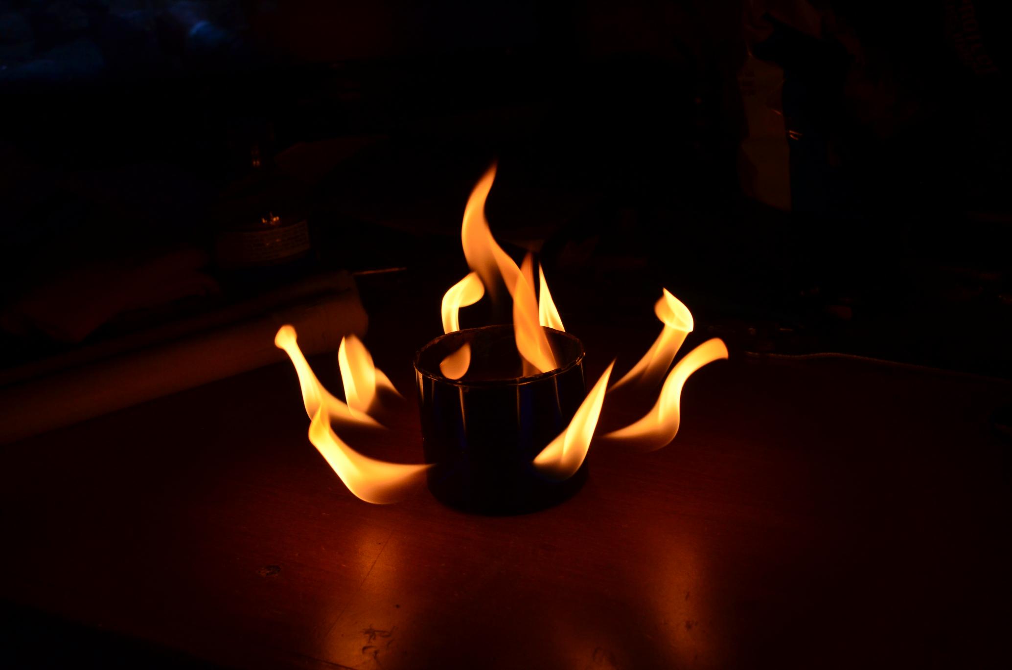 alcohol stove made from water bottle